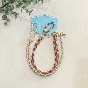 Mask Lanyard Ear Mask Holder adjustable rainbow